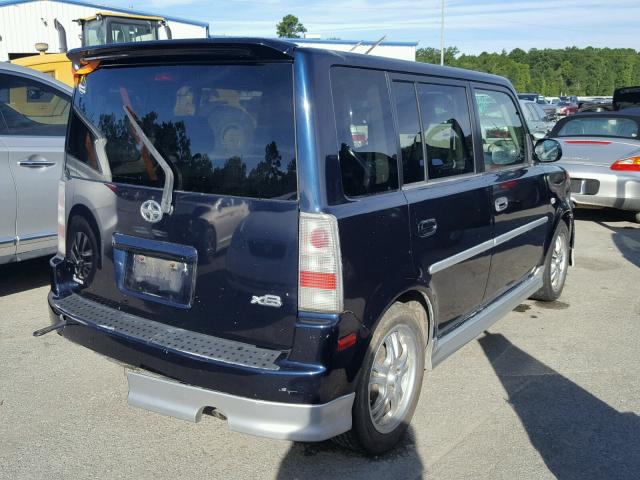 JTLKT324X64080429 - 2006 TOYOTA SCION XB Blau Foto 4