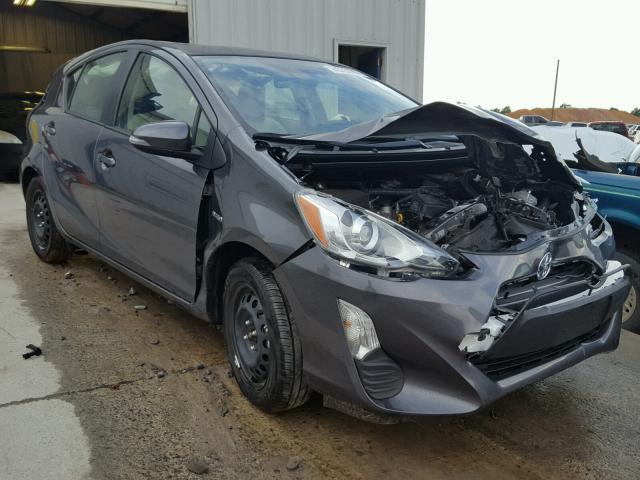 JTDKDTB34G1133368 - 2016 TOYOTA PRIUS C GRAY photo 1