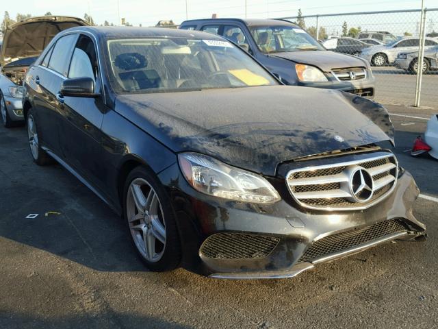 WDDHF5KB2EA896693 - 2014 MERCEDES-BENZ E 350 BLACK photo 1