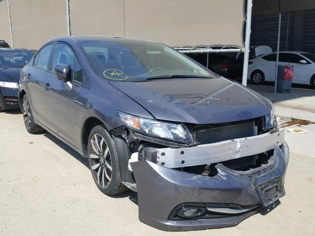 19XFB2F94FE258253 - 2015 HONDA CIVIC EXL 黑色 照片 1