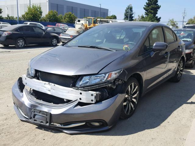 19XFB2F94FE258253 - 2015 HONDA CIVIC EXL 黑色 照片 2