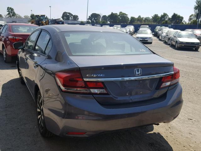 19XFB2F94FE258253 - 2015 HONDA CIVIC EXL 黑色 照片 3