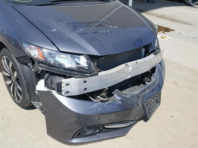 19XFB2F94FE258253 - 2015 HONDA CIVIC EXL 黑色 照片 9