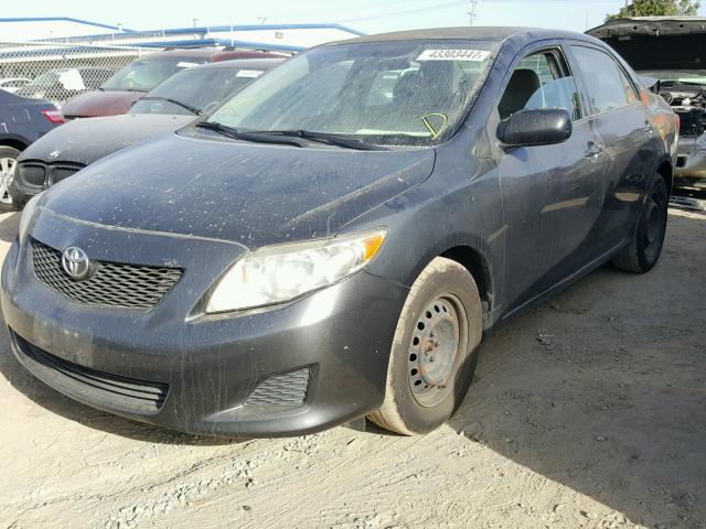 1NXBU40E29Z016220 - 2009 TOYOTA COROLLA CHARCOAL photo 2