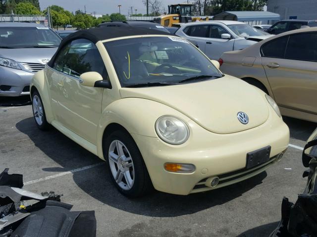 3VWCD31Y45M308362 - 2005 VOLKSWAGEN NEW BEETLE ყვითელი ფოტო 1