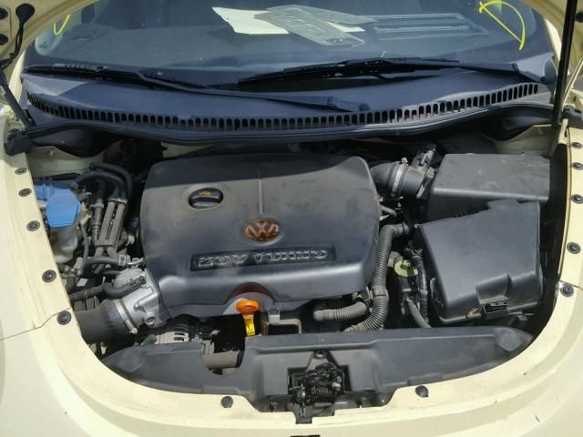3VWCD31Y45M308362 - 2005 VOLKSWAGEN NEW BEETLE ყვითელი ფოტო 7