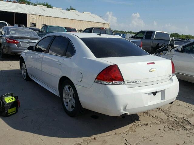 2G1WB5E37G1108711 - 2016 CHEVROLET IMPALA LIM WHITE photo 3