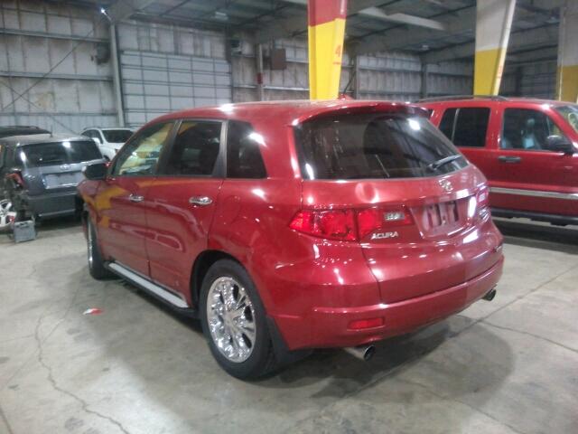 5J8TB18267A012033 - 2007 ACURA RDX BURGUNDY photo 3