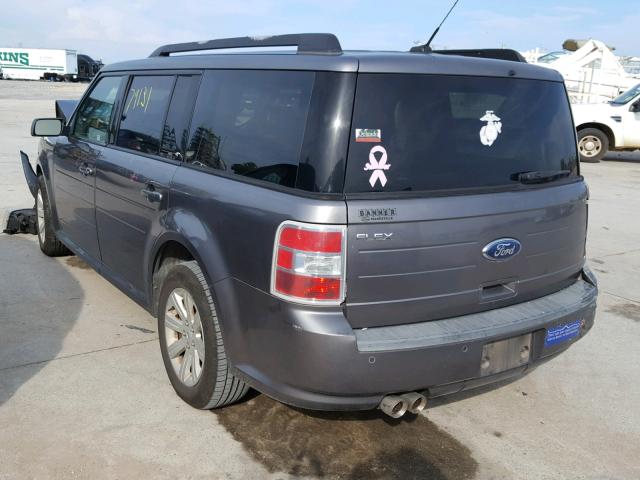 2FMGK5BC7ABA17709 - 2010 FORD FLEX SE GRAY photo 3