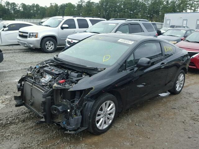 2HGFG3B89CH516689 - 2012 HONDA CIVIC BLACK photo 2