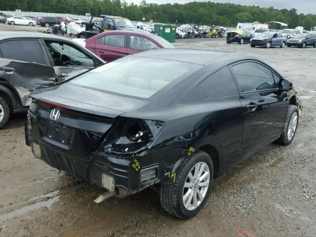 2HGFG3B89CH516689 - 2012 HONDA CIVIC BLACK photo 4