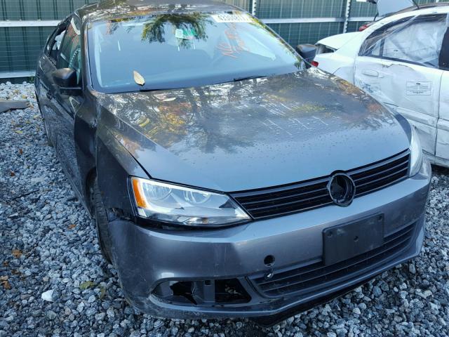 3VW1K7AJ3EM330005 - 2014 VOLKSWAGEN JETTA CHARCOAL photo 1