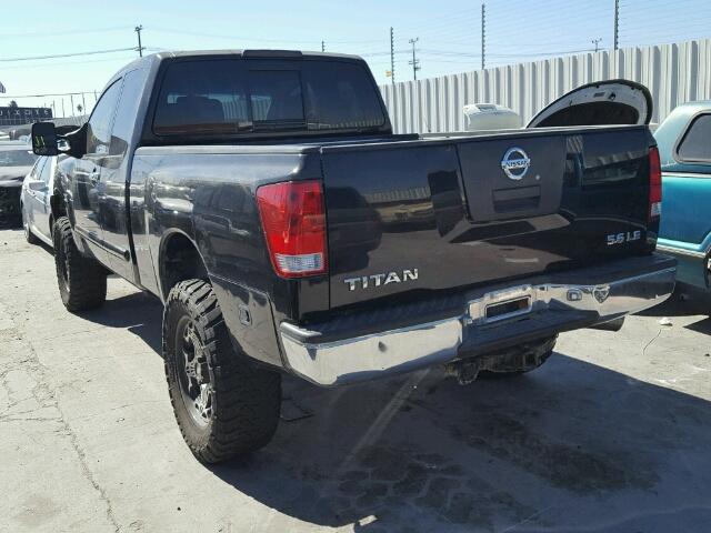 1N6AA06B84N561966 - 2004 NISSAN TITAN BLACK photo 3