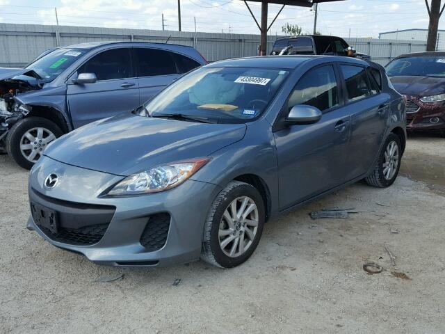 JM1BL1L76D1767267 - 2013 MAZDA 3 BLUE photo 2