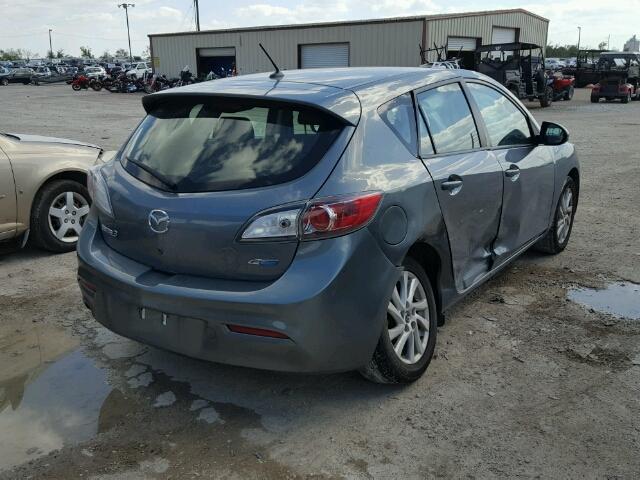 JM1BL1L76D1767267 - 2013 MAZDA 3 BLUE photo 4