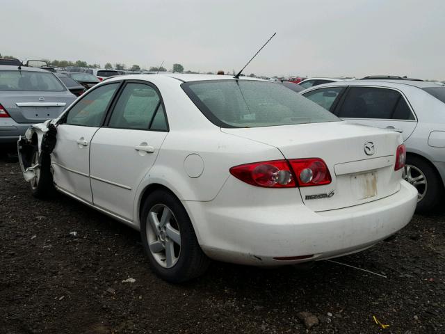 1YVFP80C545N43913 - 2004 MAZDA 6 WHITE photo 3