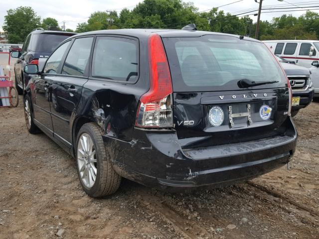 YV1MW390092449940 - 2009 VOLVO V50 2.4I BLACK photo 3