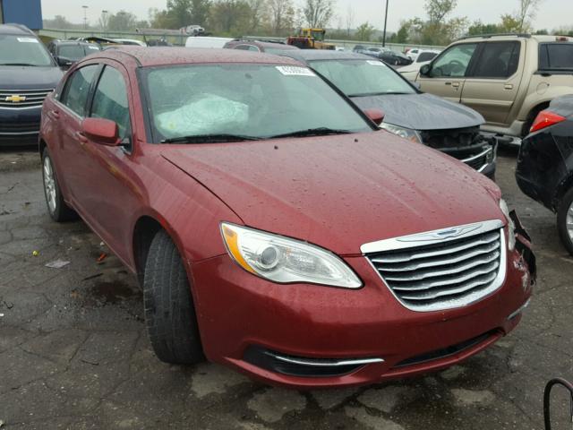 1C3CCBAB5DN641643 - 2013 CHRYSLER 200 LX RED photo 1