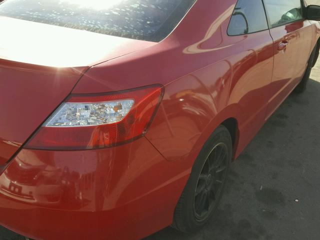 2HGFG12856H546622 - 2006 HONDA CIVIC EX RED photo 10