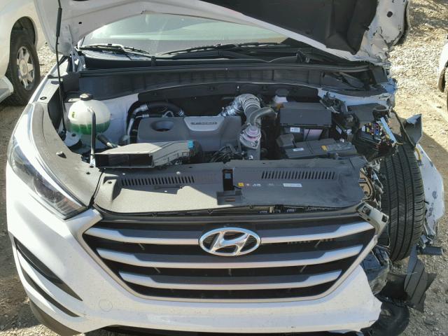 KM8J3CA24HU502586 - 2017 HYUNDAI TUCSON LIM WHITE photo 7