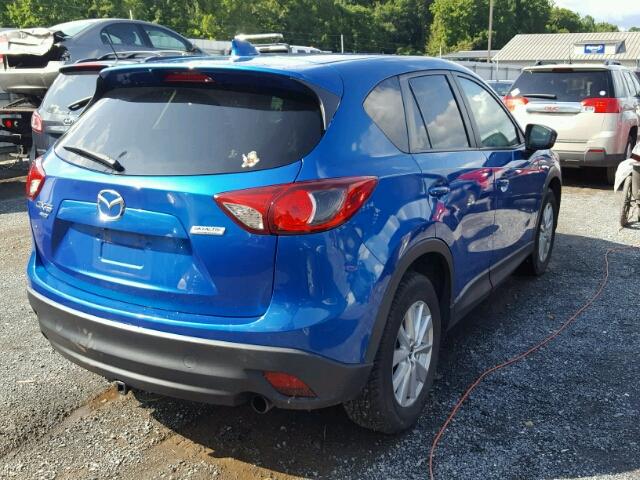 JM3KE4CE5D0157948 - 2013 MAZDA CX-5 TOURI BLUE photo 4