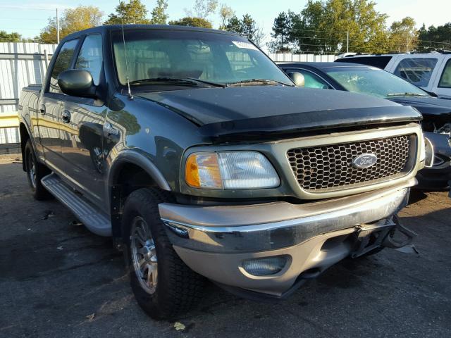 1FTRW08L11KC30589 - 2001 FORD F150 GREEN photo 1