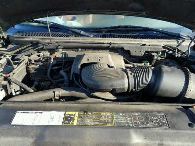 1FTRW08L11KC30589 - 2001 FORD F150 GREEN photo 7