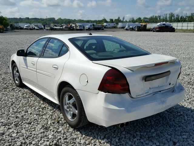 2G2WS522341141997 - 2004 PONTIAC GRAND PRIX Білий фото 3