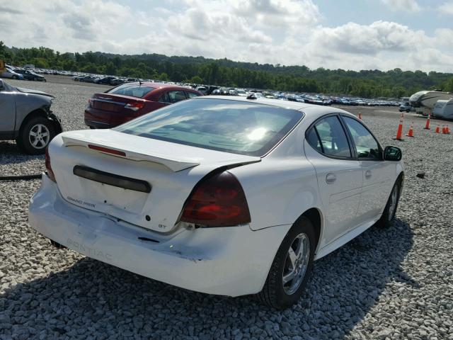 2G2WS522341141997 - 2004 PONTIAC GRAND PRIX Білий фото 4