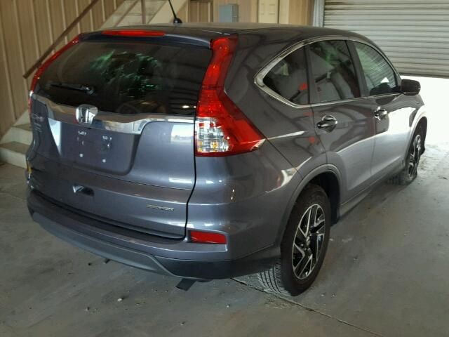 5J6RM3H40GL027710 - 2016 HONDA CR-V GRAY photo 4