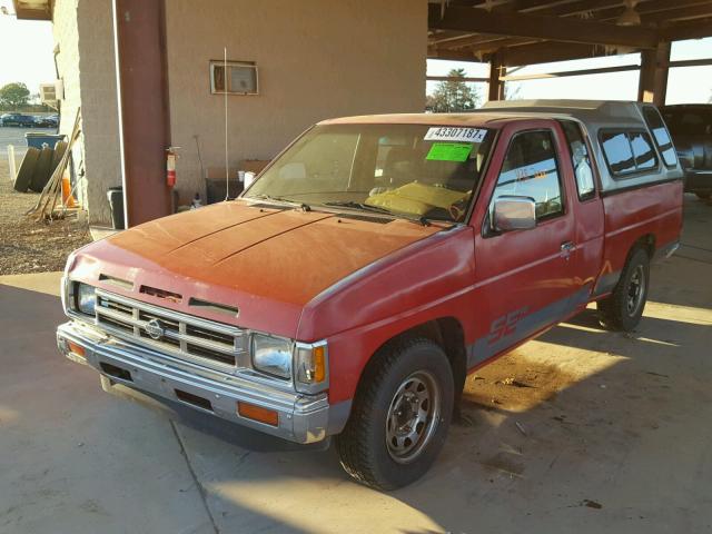 1N6HD16S3NC322544 - 1992 NISSAN TRUCK KING RED photo 2