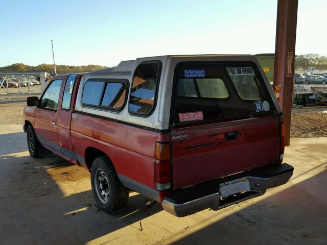 1N6HD16S3NC322544 - 1992 NISSAN TRUCK KING RED photo 3