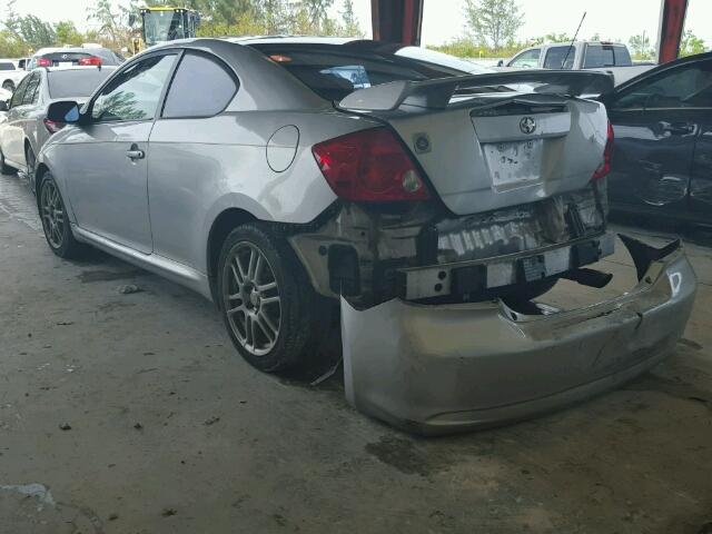 JTKDE177570218675 - 2007 SCION TC SILVER photo 3