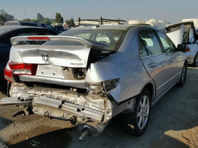 1HGCM66574A000103 - 2004 HONDA ACCORD EX 银色 照片 4