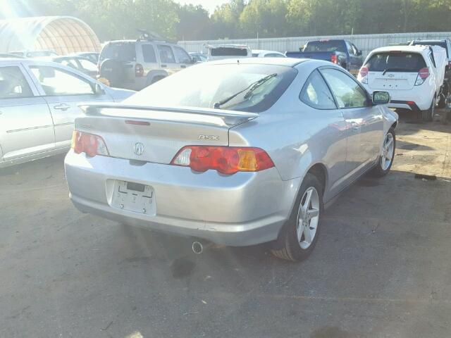 JH4DC54833C008665 - 2003 ACURA RSX SILVER photo 4