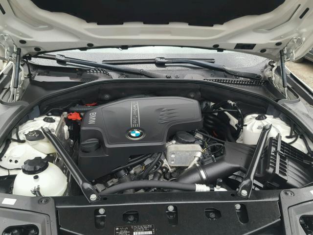 WBA5A7C50ED614787 - 2014 BMW 528 XI WHITE photo 7