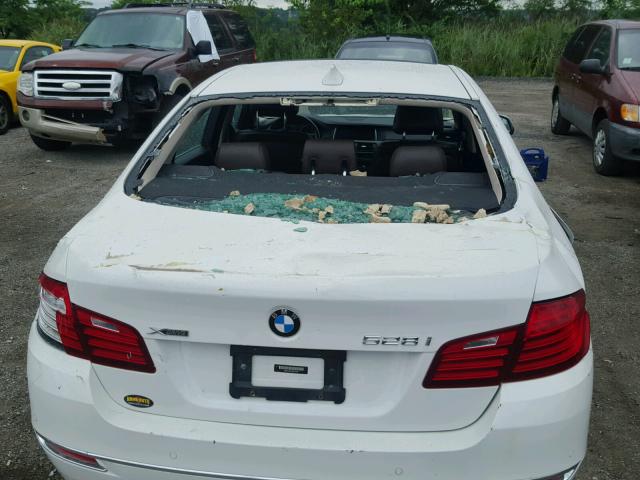 WBA5A7C50ED614787 - 2014 BMW 528 XI WHITE photo 9