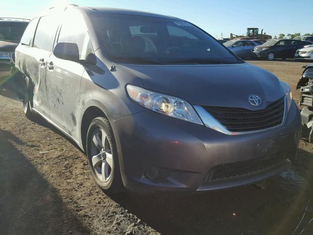 5TDKK3DC7BS044456 - 2011 TOYOTA SIENNA GRAY photo 1