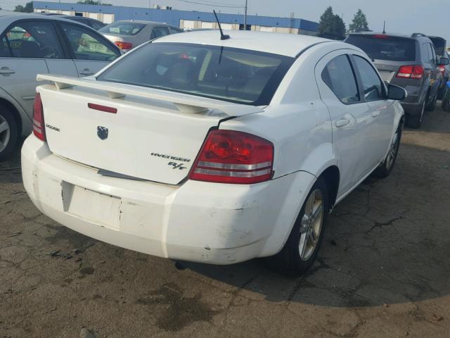 1B3CC5FB4AN199456 - 2010 DODGE AVENGER R/ WHITE photo 4