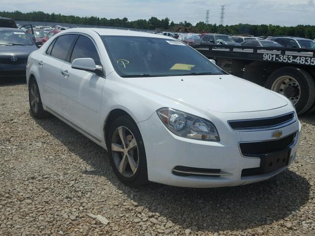 1G1ZC5E05CF338752 - 2012 CHEVROLET MALIBU 1LT WHITE photo 1