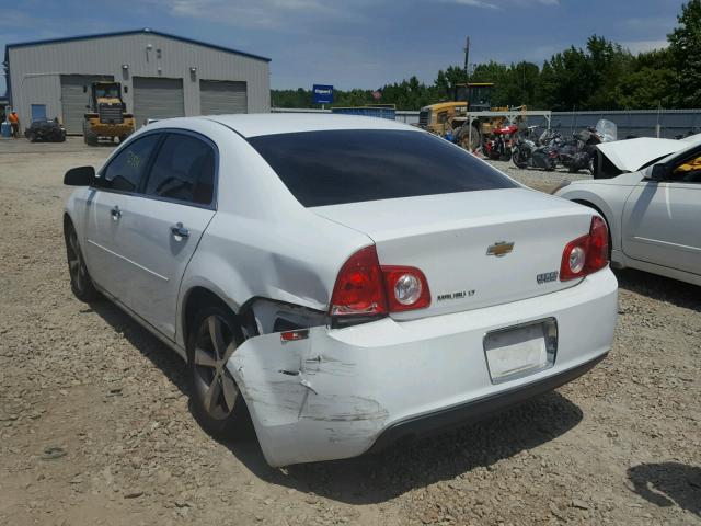 1G1ZC5E05CF338752 - 2012 CHEVROLET MALIBU 1LT WHITE photo 3