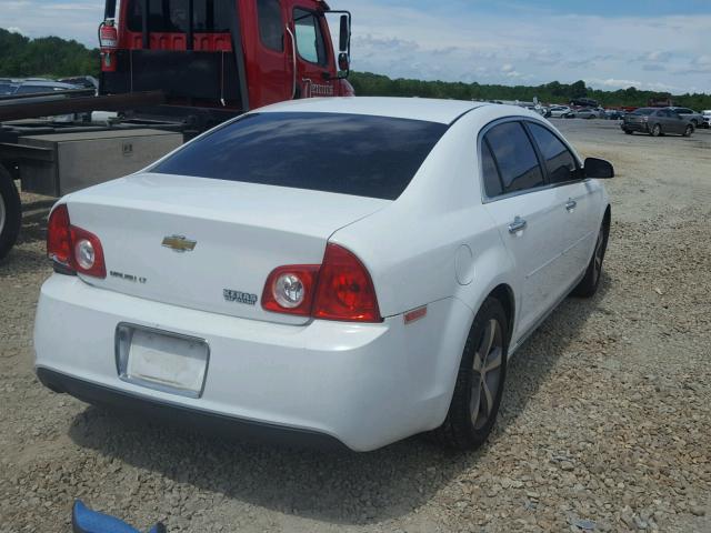 1G1ZC5E05CF338752 - 2012 CHEVROLET MALIBU 1LT WHITE photo 4