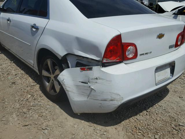 1G1ZC5E05CF338752 - 2012 CHEVROLET MALIBU 1LT WHITE photo 9