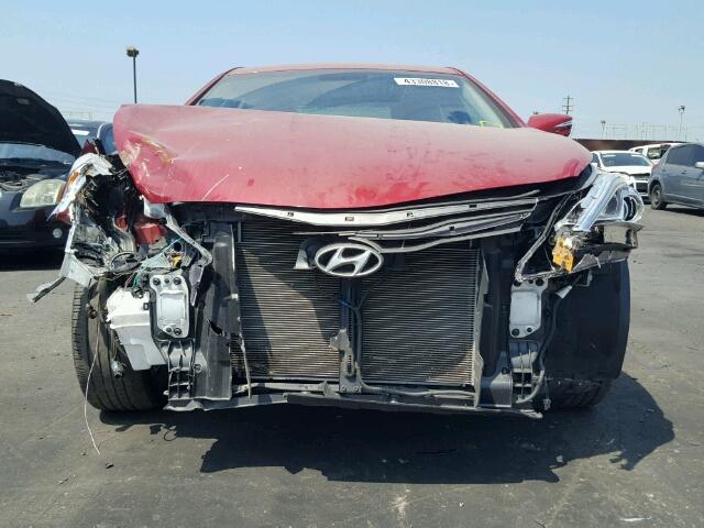 KMHFG4JG0GA510292 - 2016 HYUNDAI AZERA RED photo 9