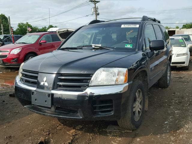 4A4MN31S45E053632 - 2005 MITSUBISHI ENDEAVOR X BLACK photo 2