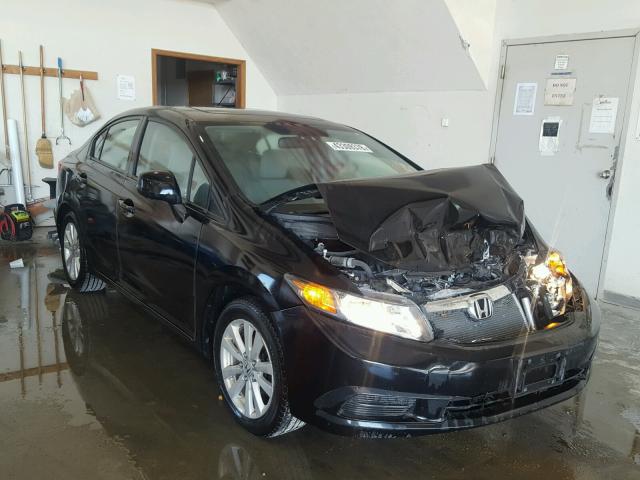 19XFB2F92CE052487 - 2012 HONDA CIVIC EXL 黑色 照片 1