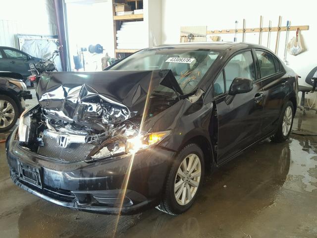 19XFB2F92CE052487 - 2012 HONDA CIVIC EXL 黑色 照片 2