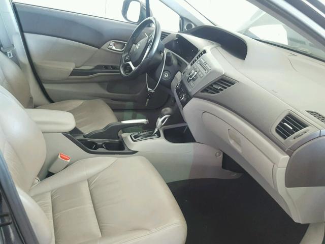 19XFB2F92CE052487 - 2012 HONDA CIVIC EXL 黑色 照片 5