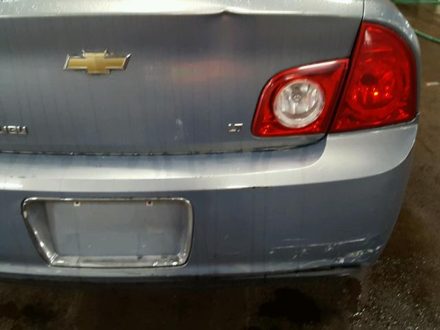 1G1ZH57B99F230823 - 2009 CHEVROLET MALIBU 1LT GRAY photo 10