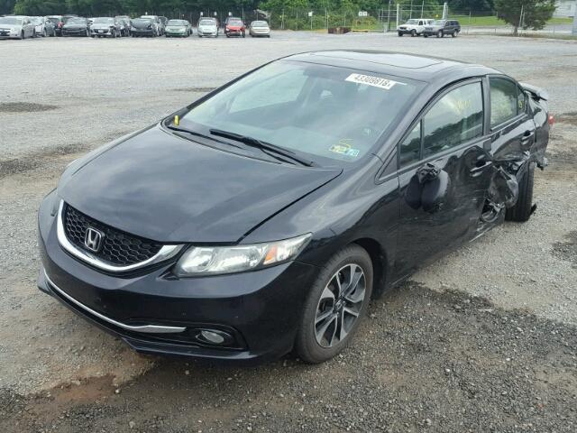 19XFB2F90DE226204 - 2013 HONDA CIVIC EXL 黑色 照片 2